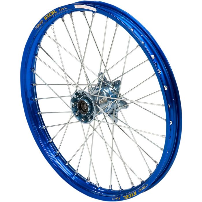 Kite compleet wiel Elite MX-Enduro Voor 1.60"X21" Aluminium Blauw | Gear2win.nl