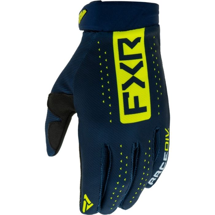 FXR Reflex MX Crosshandschoenen Donker blauw/Fluo geel