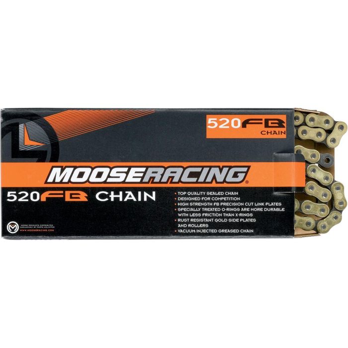 Moose ketting 520-FB / 120 schakels / O-ring / goud