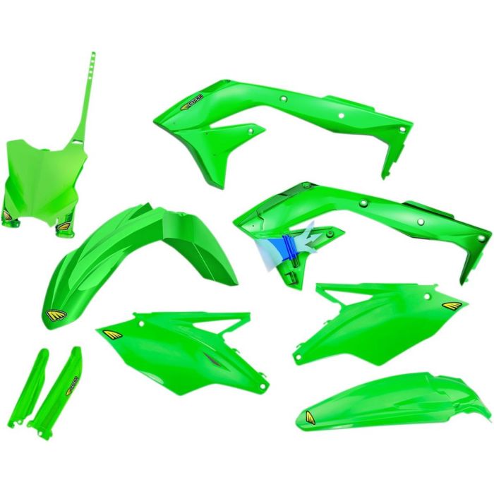 CYCRA POWERFLOW Volledig Plastic kit KAWASAKI KXF450 16-FLO Groen