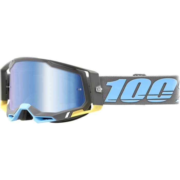 100% Crossbril Racecraft 2 trinidad Spiegellens Blauw