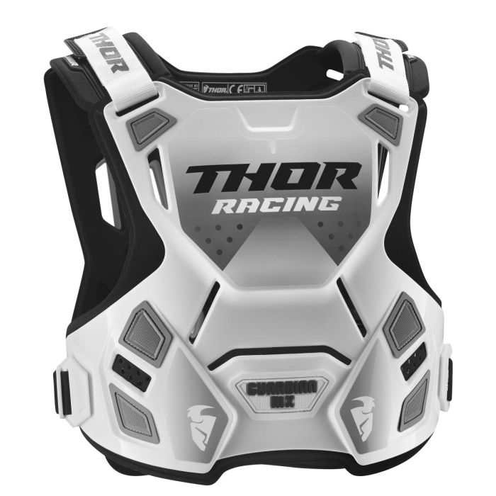 Thor S8 Guardian MX Borstbescherming Wit Zwart