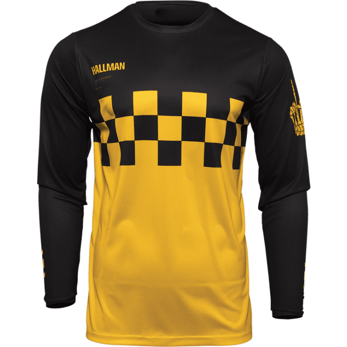 Thor Jersey Differ Cheq Yellow/Black