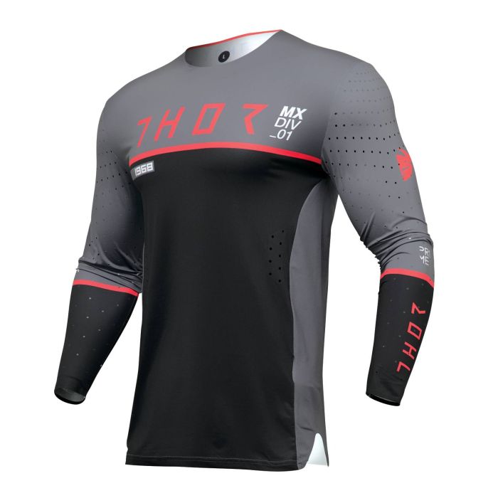 Thor Motorcross shirt Prime Ace Grijs/Zwart | Gear2win.nl