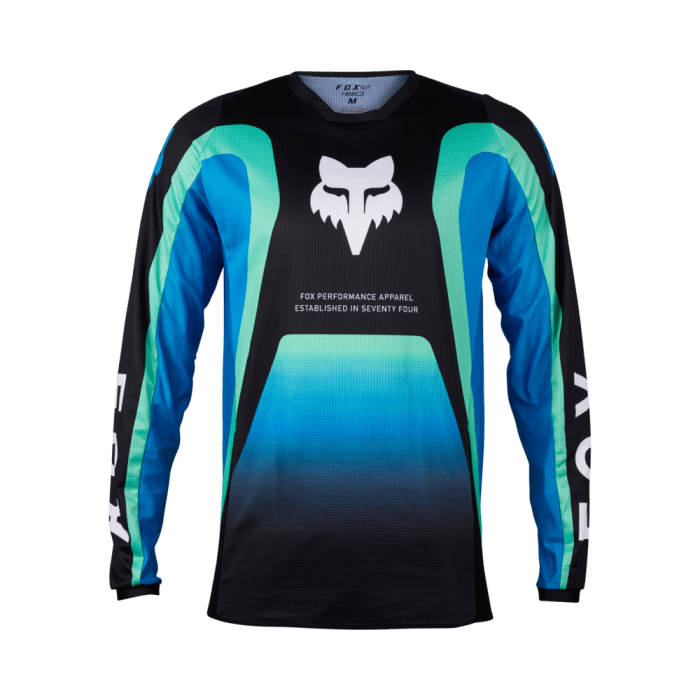 Fox 180 Ballast Motorcross shirt Zwart/Blauw | Gear2win.nl
