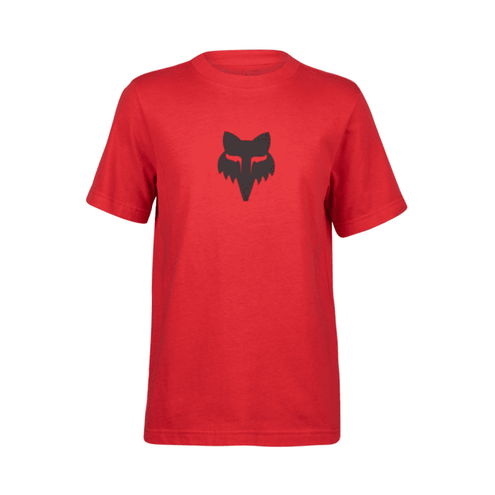 Fox Youth Legacy Short Sleeve Tee - Flame Red -