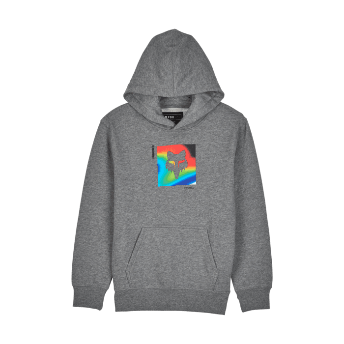 Fox Youth Scans Fleece Pullover - Heather Graphite -