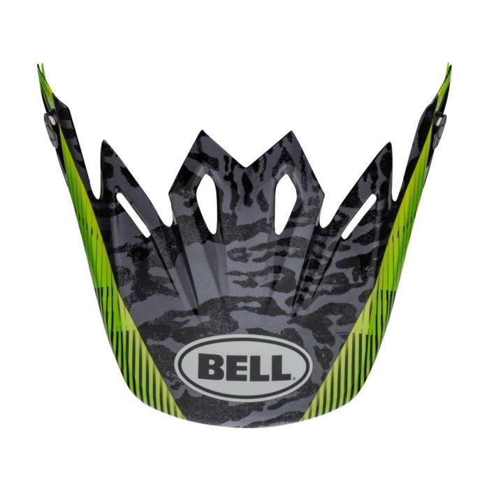 BELL Moto-9 Chief Visor Black/White/Green | Gear2win