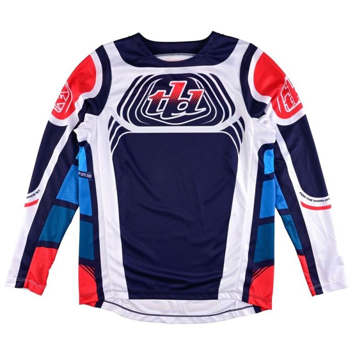 Troy Lee Designs GP Pro Jersey Wavez Navy/Red Youth