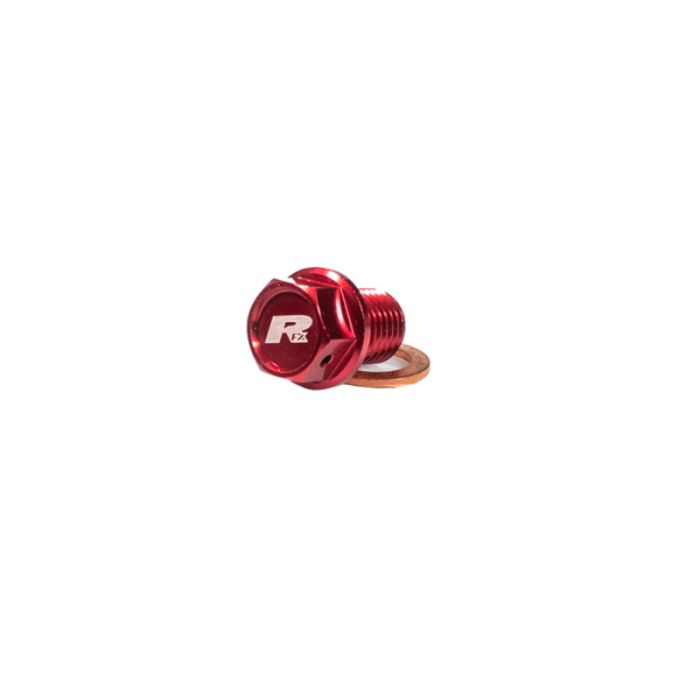 RFX Magnetische Aftap Bout (Rood) [M8 x 20mm x 1.25] | Gear2win.nl