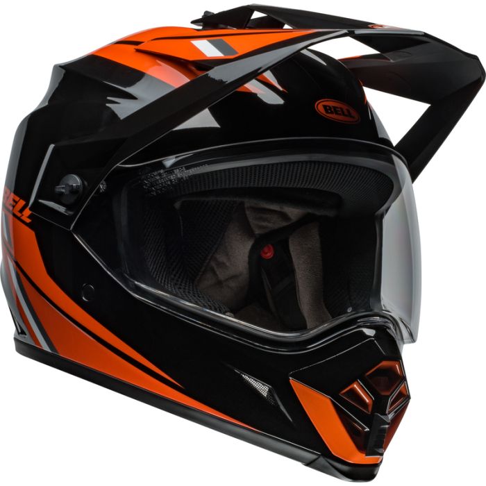 Bell Mx-9 Adventure Mips Helmet Alpine Gloss Black/Orange | Gear2win.nl