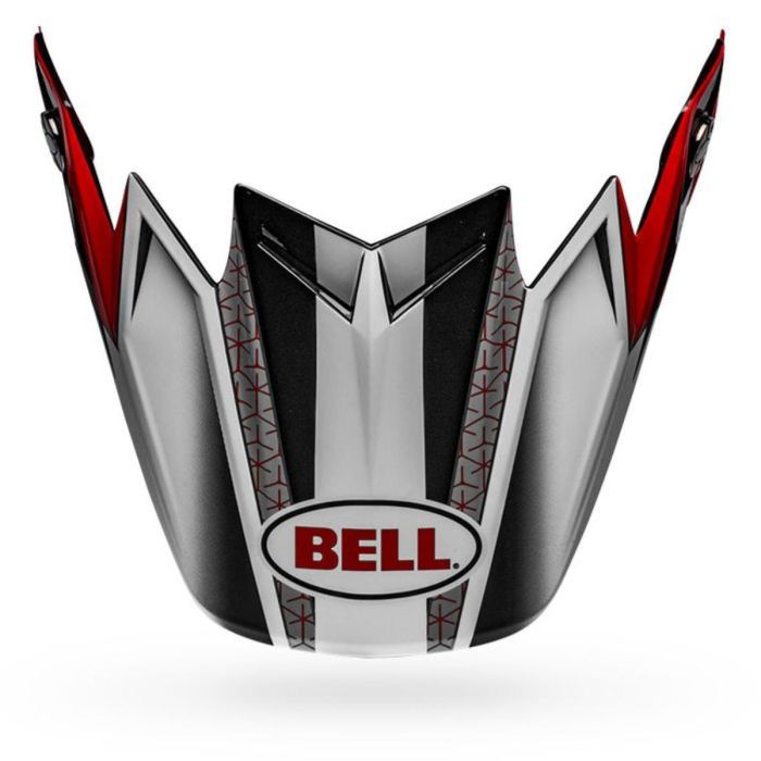 BELL Moto-9 Flex Visor Hound Red/White/Black | Gear2win