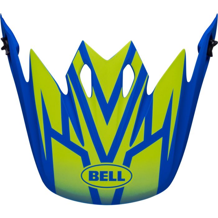 BELL MX-9  Mips Off-Road helmklep - Disrupt Matte Blauw/Geel | Gear2win.nl