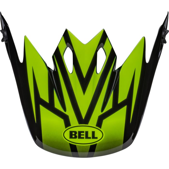BELL MX-9  Mips Off-Road helmklep - Disrupt Zwart/Groen | Gear2win.nl
