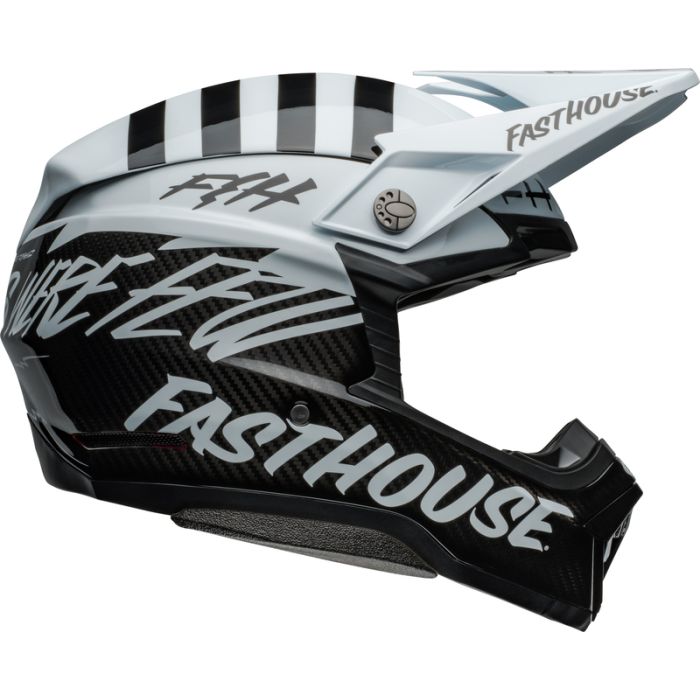 Bell Moto-10 Spherical Helmet Fasthouse Mod Squad Gloss White/Black | Gear2win.nl