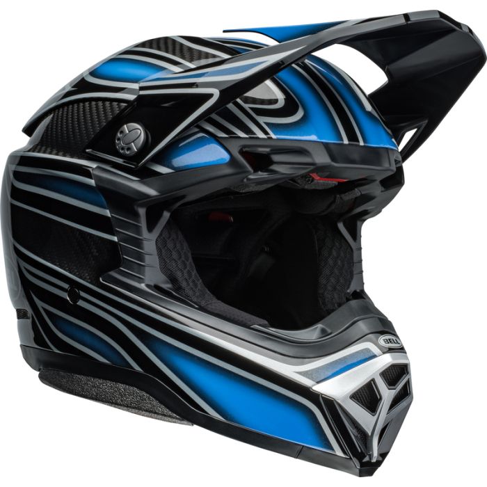 Bell Moto-10 Spherical Helmet Webb Marmont Gloss North Carolina Blue | Gear2win.nl