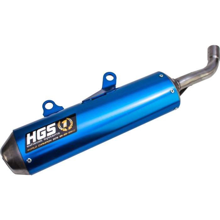 HGS - KTM/HSQ SX/TC 250 19- Demper Alu blauw