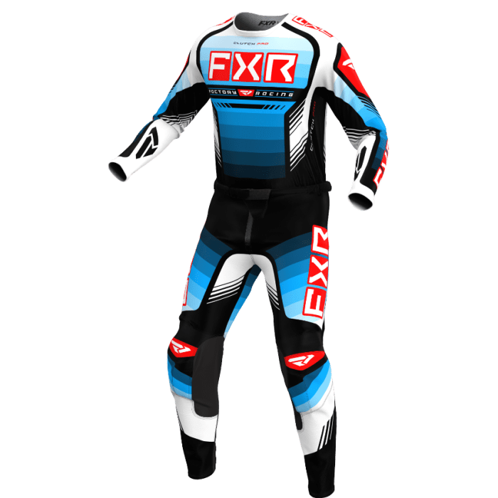 FXR Clutch Pro Mx Blauw/Rood/Zwart Crosspak
