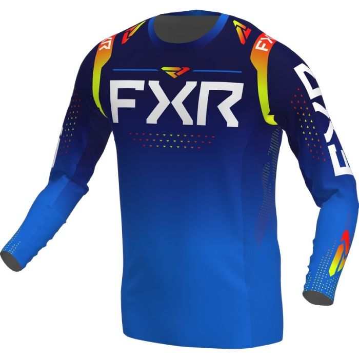 FXR Jeugd Pro-Stretch MX Cross shirt Donker blauw Inferno