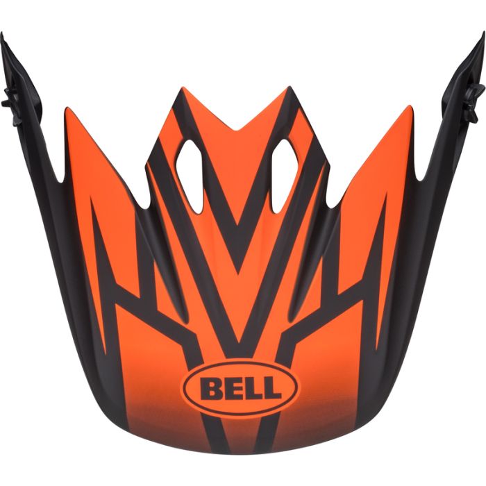 BELL MX-9  Mips Off-Road helmklep - Disrupt Matte Zwart/Oranje | Gear2win.nl
