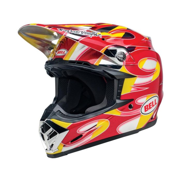 Bell Moto-9 MIPS Helmet McGrath Replica Gloss Red/Yellow/Chrome | Bell | Gear2Win