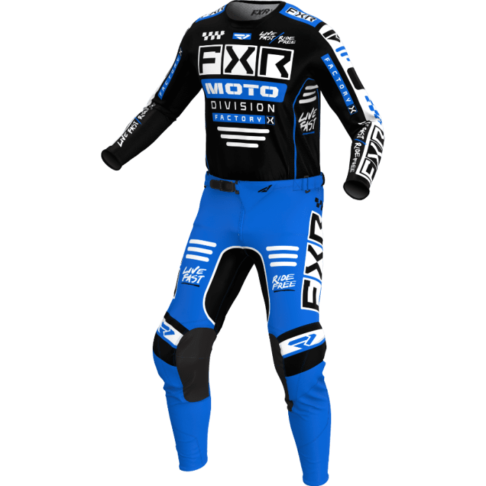 FXR Podium Gladiator Mx Zwart/Blauw Crosspak