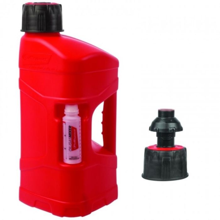 Polisport ProOctane Can 10L with std cap + Quick Fill Valve | Gear2win.nl