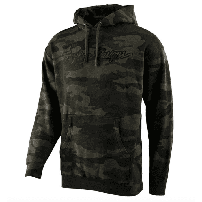 Troy Lee Designs signature pullover hoodie forest camo