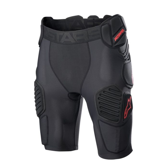 Alpinestars Bionic Pro Protection Shorts Zwart Red | Gear2win.nl