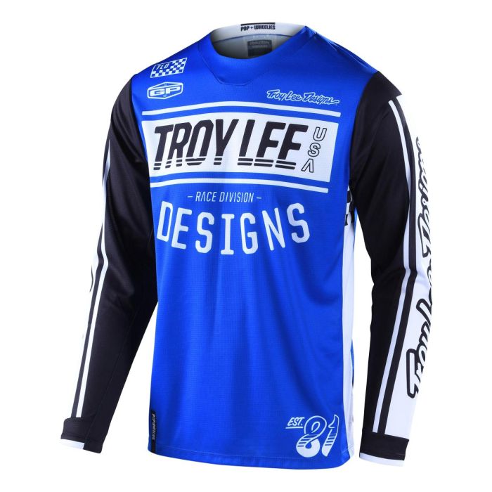 Troy Lee Designs Gp Cross Shirt Race 81 Blue | Gear2win