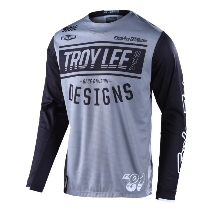 Troy Lee Designs Gp Cross Shirt Race 81 Grijs | Gear2win