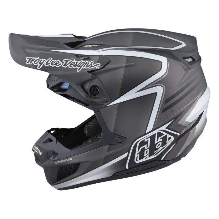 Troy Lee Designs Se5 Ece Carbon Mips Helmet Lines Zwart  | Gear2win