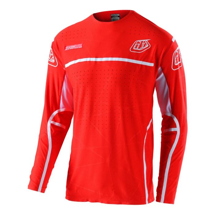 Troy Lee Designs Se Ultra Jersey Lines Red/White | Gear2win