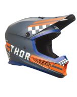 Thor Motocrosshelm Sector 2 Combat Blauw/Oranje