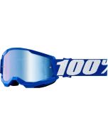 100% Crossbril Strata 2 jeugd blauw Spiegellens blauw