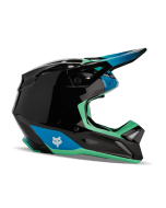 Fox Jeugd V1 Ballast Motorcrosshelm Zwart/Blauw