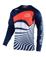 Troy Lee Designs GP Cross shirt Drift Donker Blauw Oranje