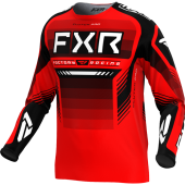 FXR Clutch Pro Mx Cross shirt Rood/Zwart