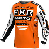 FXR Podium Gladiator Mx Cross shirt Oranje/Wit
