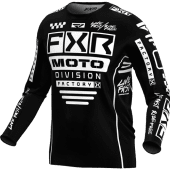FXR Podium Gladiator Mx Cross shirt Zwart/Wit