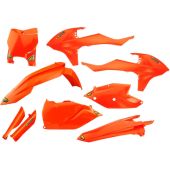 CYCRA POWERFLOW Volledig Plastic kit KTM 16- Oranje