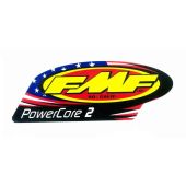 FMF - POWER CORE2 PAT VINYL Vervangings sticker