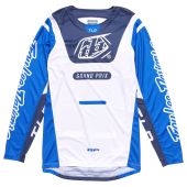 Troy Lee Designs GP Pro Cross-shirt Blends Wit/Blauw