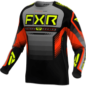 FXR Clutch Pro Mx Cross shirt Grijs/Nuke/Fluo geel