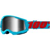 100% Crossbril Strata 2 Summit Spiegellens zilver