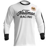 Hallman Cross Shirt Differ Roosted Wit/Zwart
