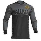 Hallman Cross Shirt Differ Slice Houtskool/Zwart