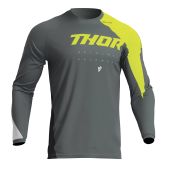 Thor Cross Shirt Jeugd Sector Edge Grijs/Acid
