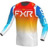 FXR Helium MX Cross shirt Blauw/Tangerine