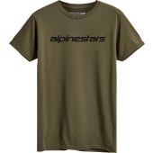 Alpinestars T-shirt Line-Word Groen/Zwart